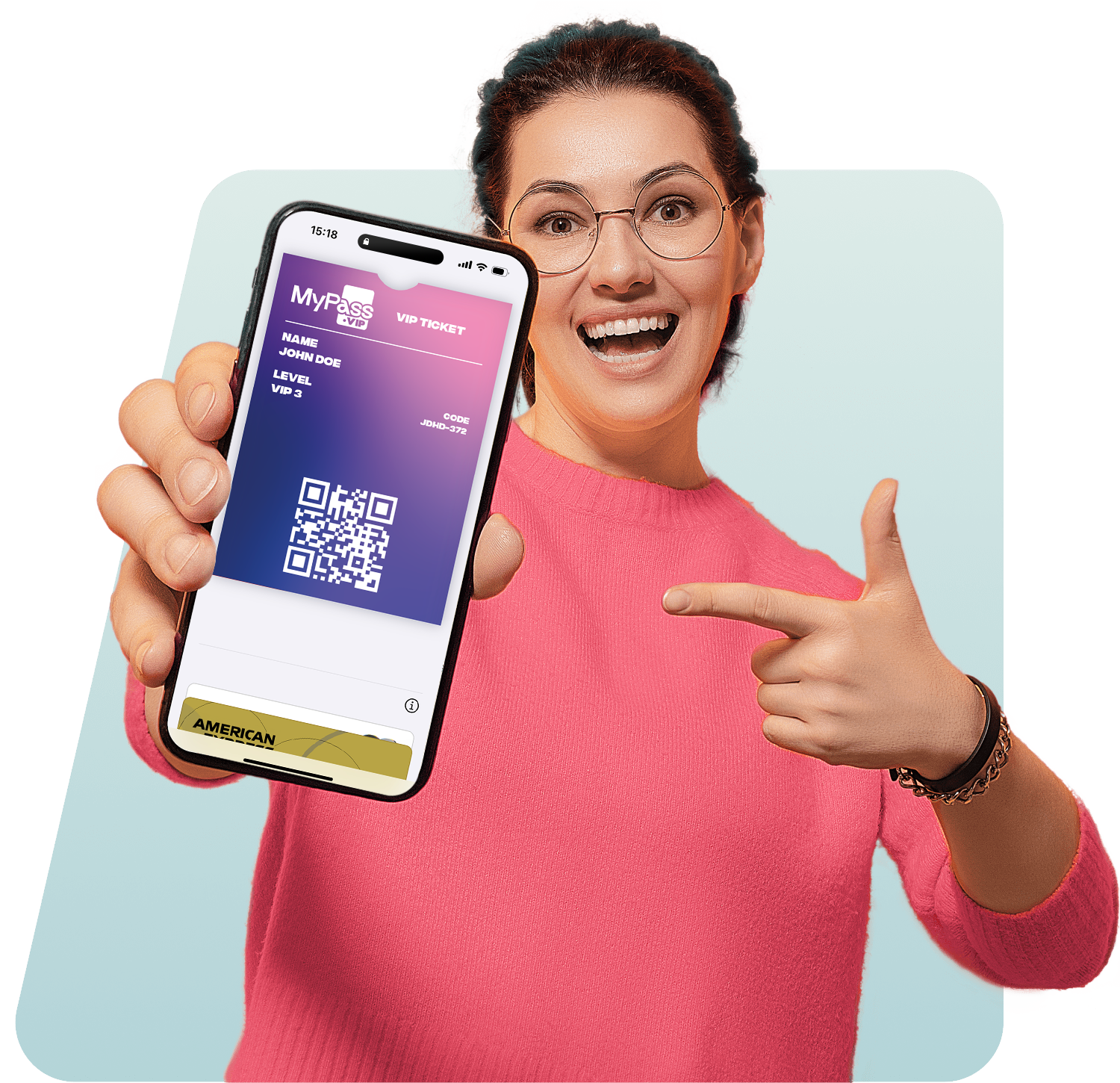 MyPass digital VIP pass illustration